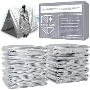 Top 10 Best Emergency Shelter Solutions for Preppers - Swiss Safe Emergency Mylar Thermal Blanket