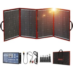 Top 5 Best Campervan Solar Panels for Efficiency - DOKIO 220w Portable Foldable Solar Panel
