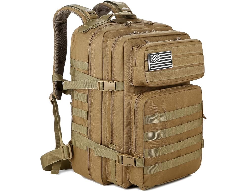 Top 8 Best Tactical Backpacks for Preppers - Top 8 Best Military Backpacks for Preppers - QT&QY 45L Tactical Backpack